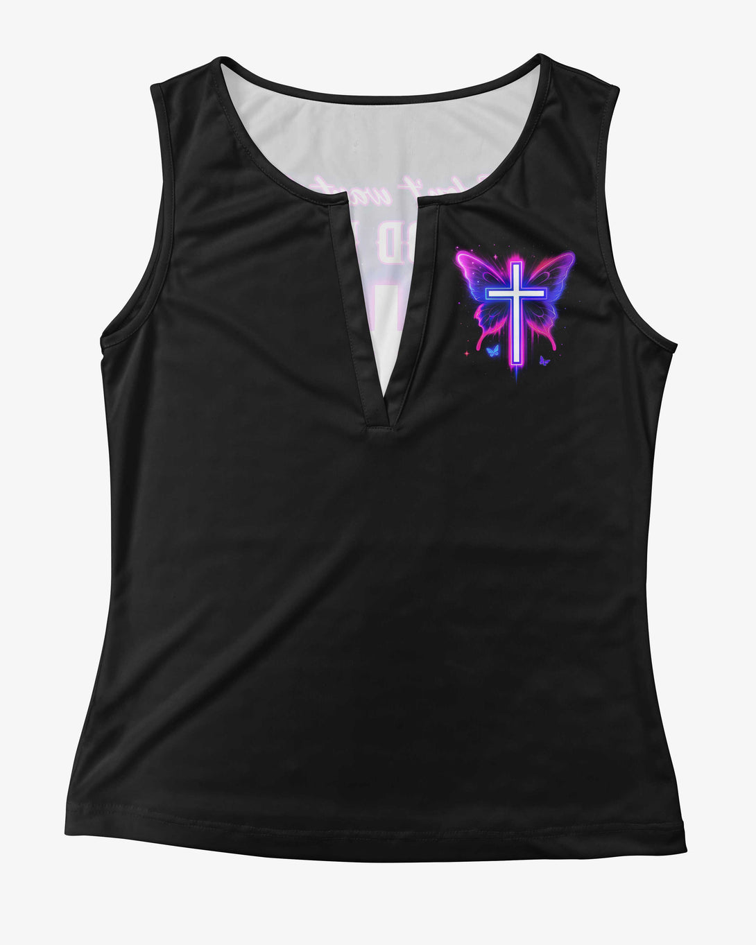 I Want To Be In God’s Hands All Over Print All Over Print V-neck Tank Top